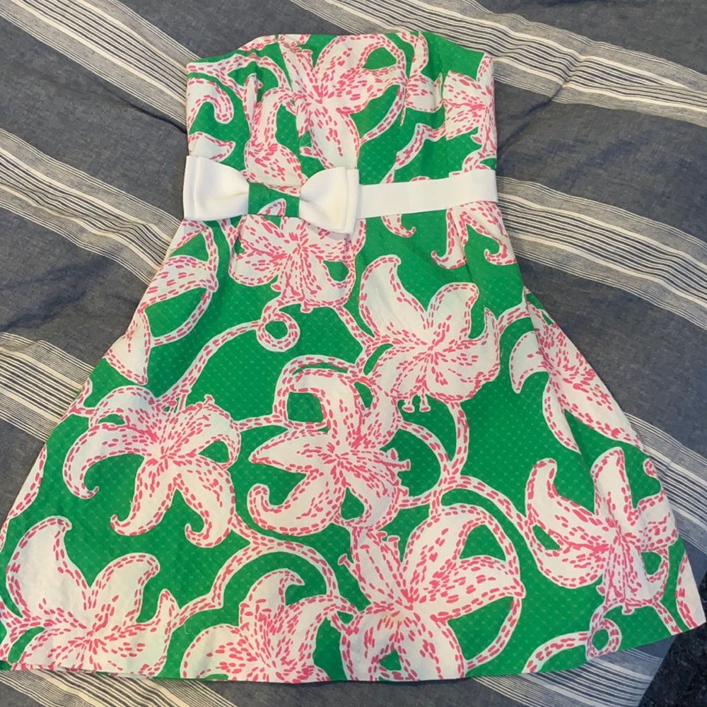 Lilly Pulitzer strapless dress